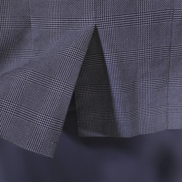 H&M Single Breasted Blazer‎ Plaid Monochrome Size 10 Academia Office - Picture 7 of 9